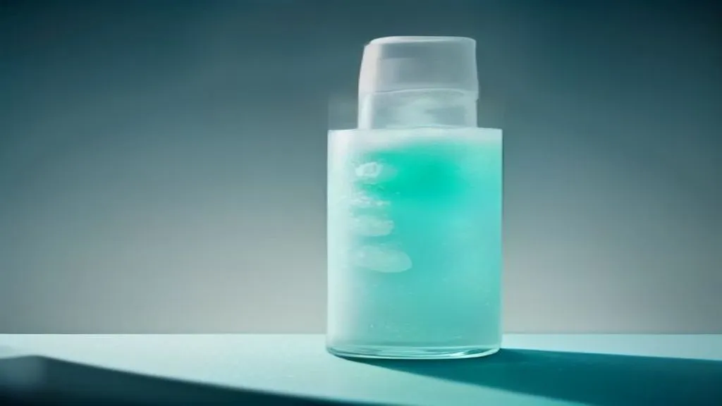 電解水機將水變成還原水的原理示意,水杯與氫氣泡